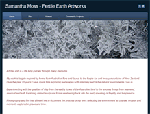 Tablet Screenshot of fertileearthartworks.com